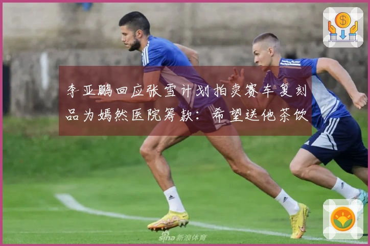 李亚鹏回应张雪计划拍卖赛车复刻品为嫣然医院筹款：希望送他茶饮